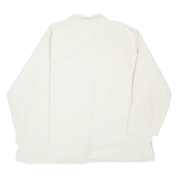 Mens Plain Shirt Beige 3/4 Sleeve 2XL