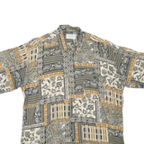 COLODOR Mens Shirt Green Paisley L