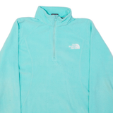THE NORTH FACE Womens Fleece Blue 1/4 Zip XS