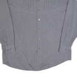 JACOBY & HUBER Mens Plain Shirt Grey Long Sleeve L