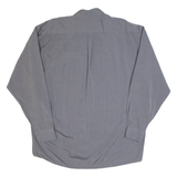 JACOBY & HUBER Mens Plain Shirt Grey Long Sleeve L