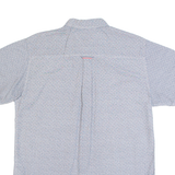 TOMMY HILFIGER JEANS Weave Mens Shirt Blue Geometric M