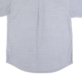 TOMMY HILFIGER JEANS Weave Mens Shirt Blue Geometric M