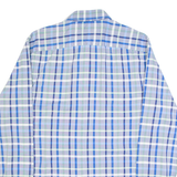 TOMMY HILFIGER Mens Shirt Blue Check Long Sleeve L