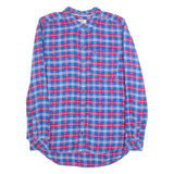 TOMMY HILFIGER JEANS Womens Shirt Blue Plaid Long Sleeve M