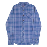 TOMMY HILFIGER Mens Shirt Blue Check Long Sleeve M