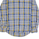 TOMMY HILFIGER Mens Shirt Blue Check Long Sleeve M