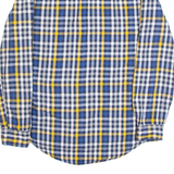TOMMY HILFIGER Mens Shirt Blue Check Long Sleeve M