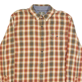 TIMBERLAND Mens Shirt Green Plaid Long Sleeve L