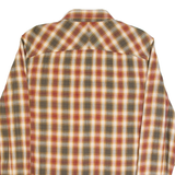TIMBERLAND Mens Shirt Green Plaid Long Sleeve L