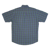 MCGREGOR Oversized Mens Shirt Blue 90s Plaid M