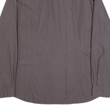 PIERRE CARDIN Mens Shirt Brown Crazy Pattern Long Sleeve XL