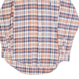 RALPH LAUREN Mens Shirt Orange 90s Plaid Long Sleeve M