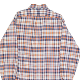 RALPH LAUREN Mens Shirt Orange 90s Plaid Long Sleeve M