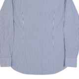 TOMMY HILFIGER Slim Fit Mens Shirt Blue Gingham Long Sleeve XL
