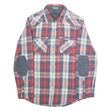 PEPE JEANS Mens Shirt White Check Long Sleeve S