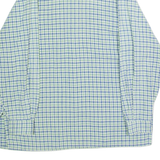 JACK MORGAN Womens Flannel Shirt Green 90s Check Long Sleeve XL