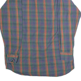 Mens Shirt Blue 90s Check Long Sleeve M