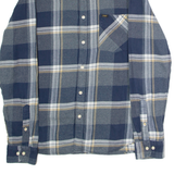 LEE Slim Fit Mens Shirt Blue Plaid Long Sleeve 2XL