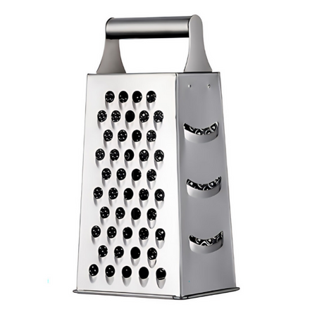 Anygleam Silver Stainless Steel Food Slicer – Multi-Function Kitchen Tool for Fruits, Vegetables & More
