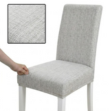 Anyseat Dirty White Plain Design Chair Cover – Elastic Slipcover with Anti‑Dirt Protection for Dining Room, Kitchen, Wedding, Hotel, Banquet & Restaurant