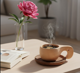 Anygleam Brown Style 3 Wooden Cup Coffee Mug Kitchen Tools Accessories