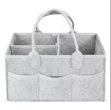 Anysort Mommy Diaper Bag Light Grey Organizer Multifunctional Newborn Things Nursery Stackers and Caddies Pouch Large Storage