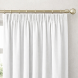 Anydrape White Luxury Retro Curtains – Modern Textured Drapes for Living Room, Bedroom & Dining Decor