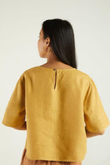 Summer Muse Top in Mustard
