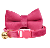 Anypet Stylish Pink Cat Collar – Small Size with Safety Buckle, Bell & Durable Strap