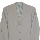 HUGO BOSS Mens Blazer Jacket Grey Wool 90s L