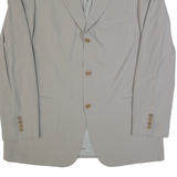 HUGO BOSS Mens Blazer Jacket Grey Wool 90s L