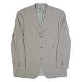 HUGO BOSS Mens Blazer Jacket Grey Wool 90s L