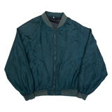Mens Bomber Jacket Green L