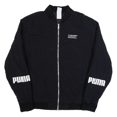 PUMA TYAKASHA Mens Bomber Jacket Black L