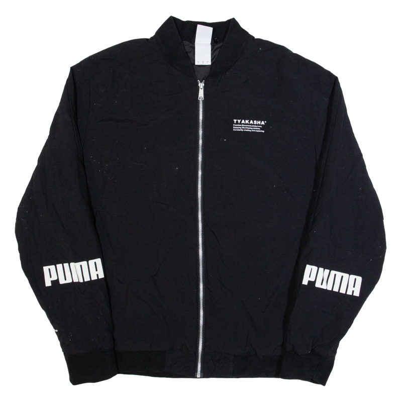 PUMA TYAKASHA Mens Bomber Jacket Black L