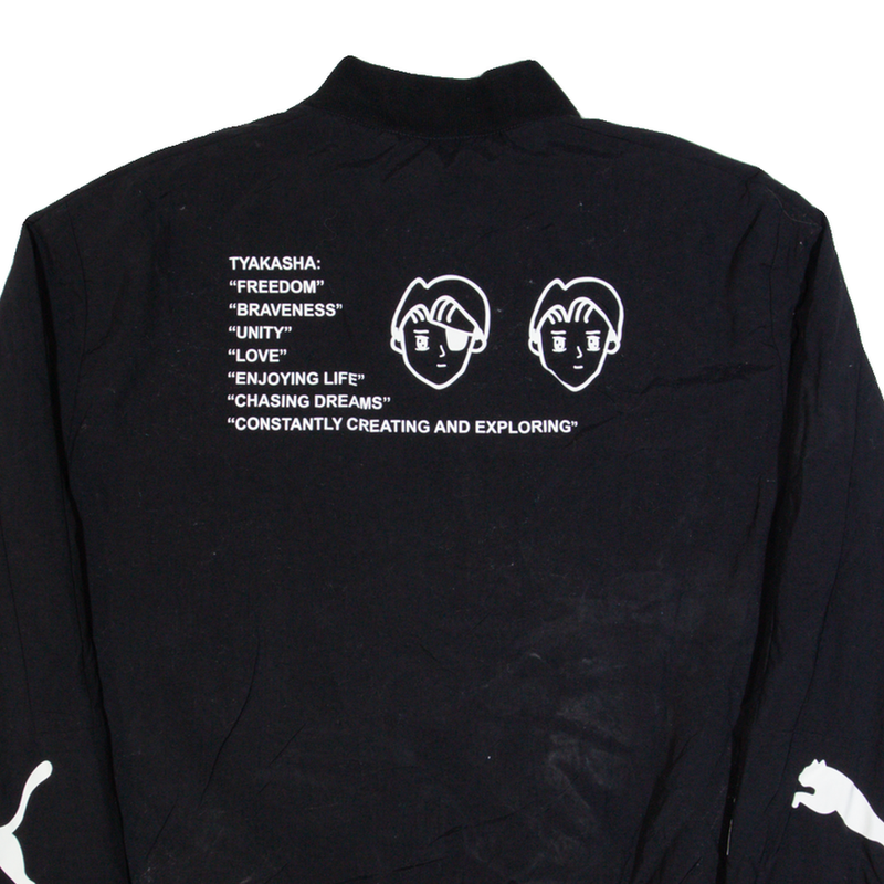 PUMA TYAKASHA Mens Bomber Jacket Black L