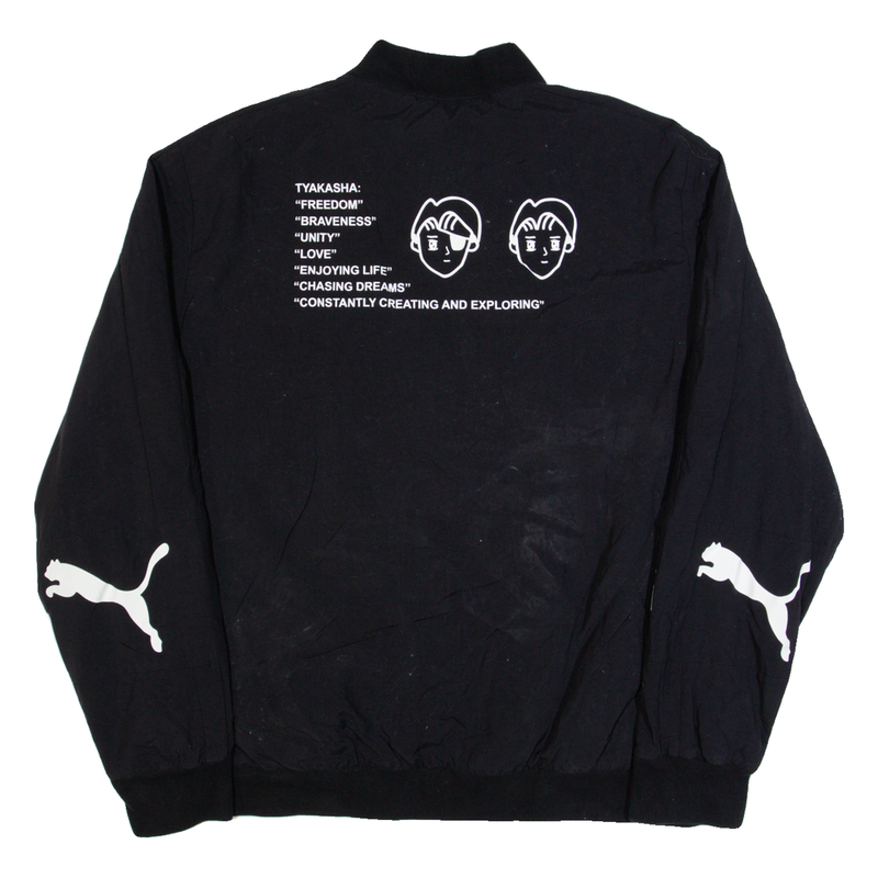 PUMA TYAKASHA Mens Bomber Jacket Black L