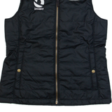 LL BEAN Womens Puffer Gilet Black XS