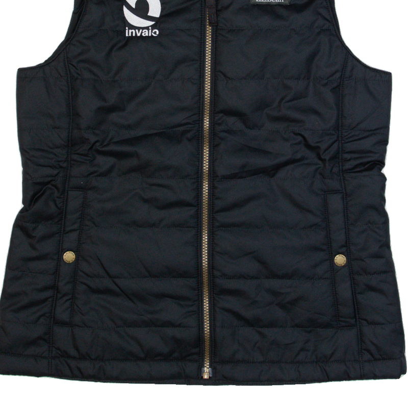 LL BEAN Womens Puffer Gilet Black XS