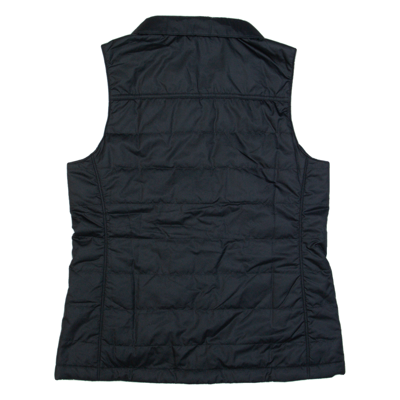 LL BEAN Womens Puffer Gilet Black XS