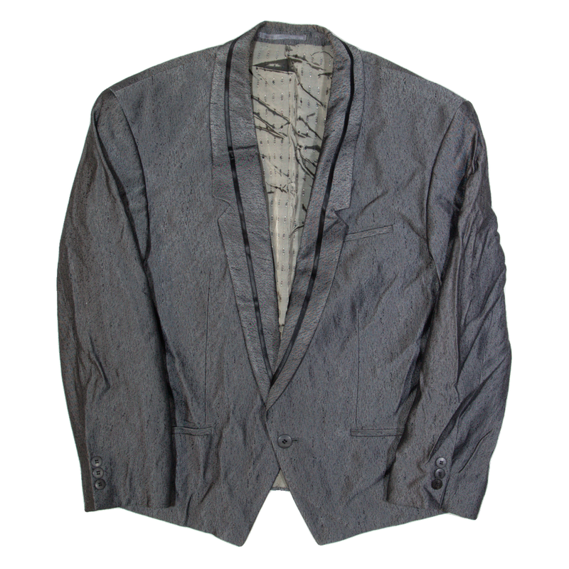 SCHILD Mens Blazer Jacket Grey 90s M
