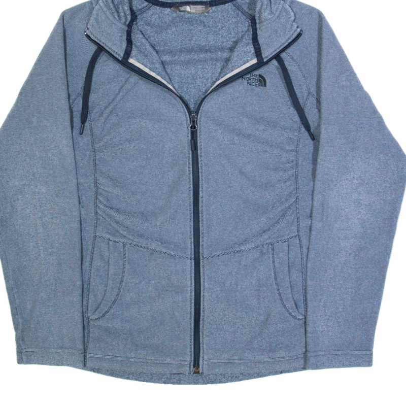 THE NORTH FACE Womens Fleece Jacket Blue Hooded M