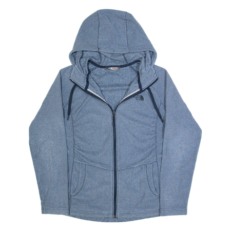 THE NORTH FACE Womens Fleece Jacket Blue Hooded M