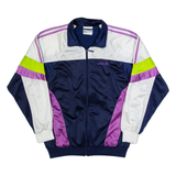 ADIDAS Mens Track Jacket Blue Colourblock M