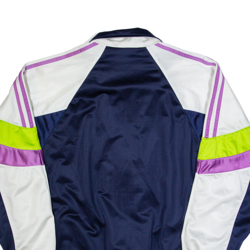 ADIDAS Mens Track Jacket Blue Colourblock M