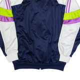 ADIDAS Mens Track Jacket Blue Colourblock M