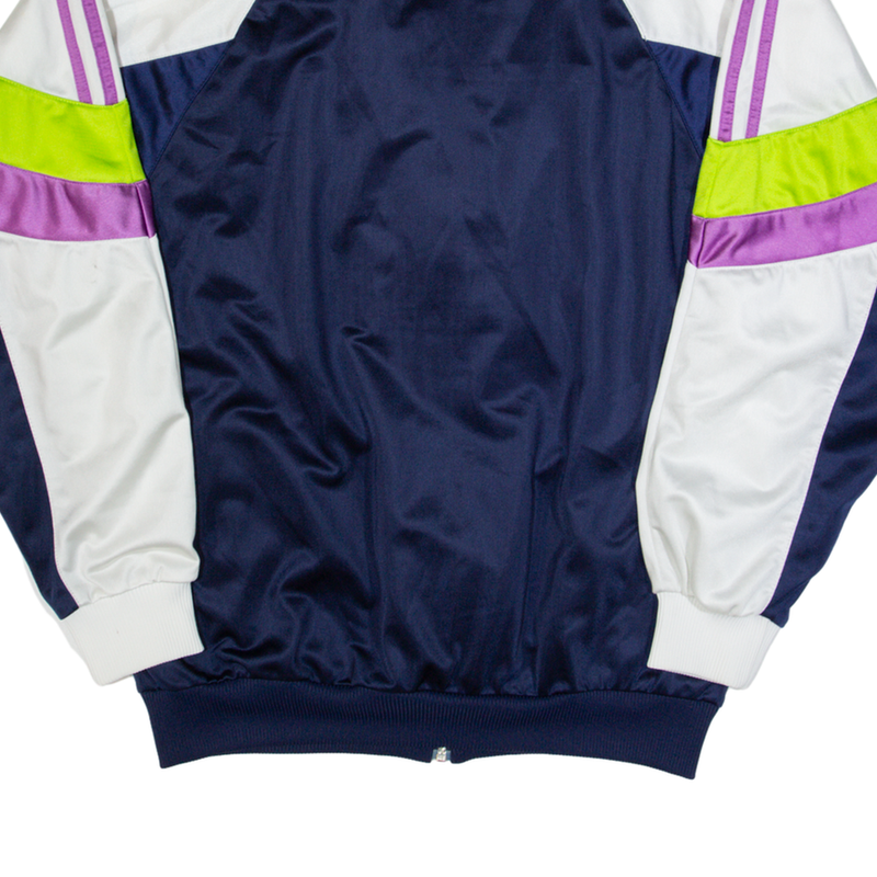 ADIDAS Mens Track Jacket Blue Colourblock M