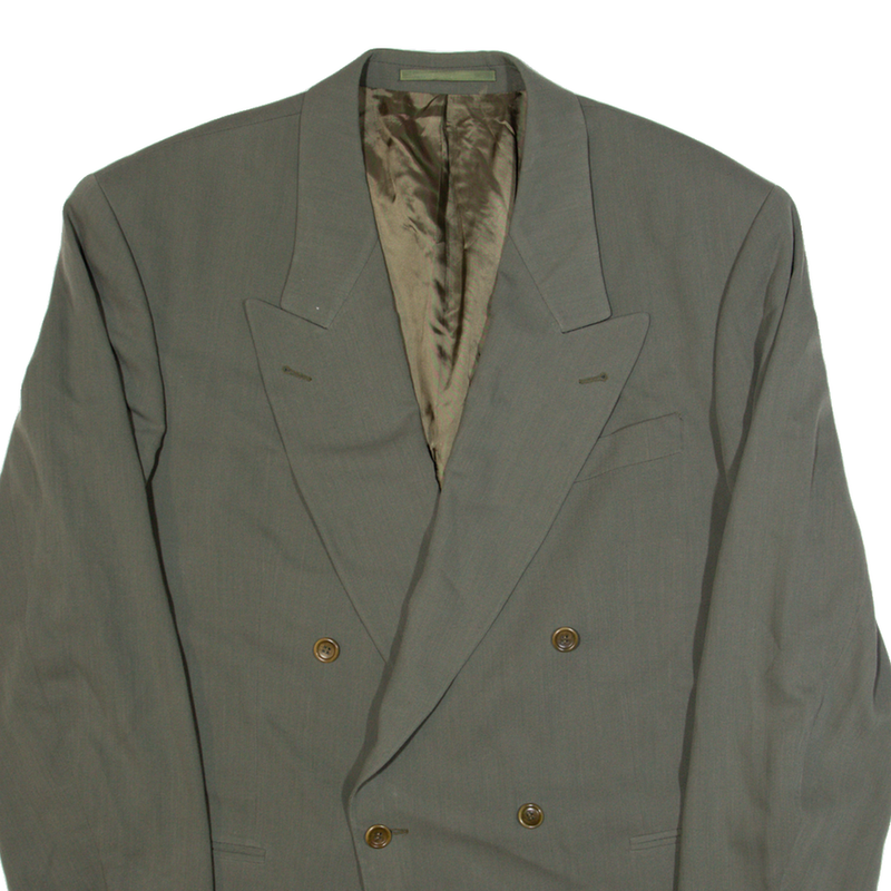 HUGO BOSS Mens Blazer Jacket Green Wool 90s XL
