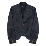 MARELLA Womens Blazer Jacket Blue S